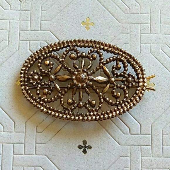 Accessories Antique Vintage Gold Hair Pin Barrette Poshmark